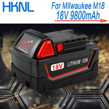 high capacity 18V 9800mAh Li-ion Tool Battery for Milwaukee M18 48-11-1815 48-11-1850 2646-20 2642-21CT Repalcement M18 Battery
high capacity 18V 9800mAh Li-ion Tool Battery for Milwaukee M18 48-11-1815 48-11-1850 2646-20 2642-21CT Repalcement M18 Battery