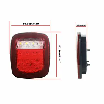 2* Car LED Universal Stop Tail Turn Signal Backup Lights Lamp For Jeep Truck 12V
2* Car LED Universal Stop Tail Turn Signal Backup Lights Lamp For Jeep Truck 12V
