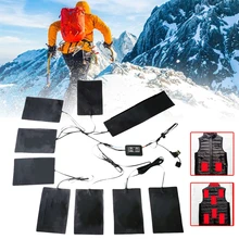 Electric Heating Pad 3 Gears USB Electric Jacket Vest Heating Pad Double Switch Heating Sheet for Winter Outdoors 9 zone heater
Electric Heating Pad 3 Gears USB Electric Jacket Vest Heating Pad Double Switch Heating Sheet for Winter Outdoors 9 zone heater