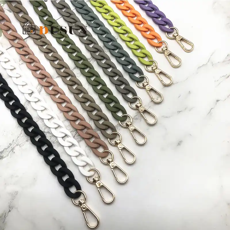 plastic chain bag strap