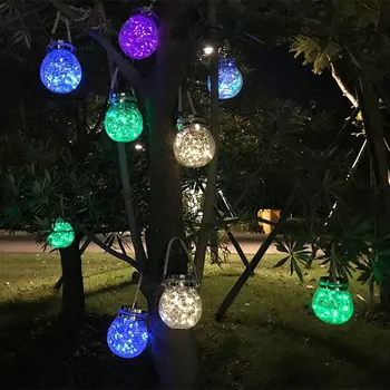 Solar Powered Indoor Outdoor Camping Light Glass Jar Lampshade Warm White Colorful Light IP65 Waterproof Garden LED String Lamp
Solar Powered Indoor Outdoor Camping Light Glass Jar Lampshade Warm White Colorful Light IP65 Waterproof Garden LED String Lamp
