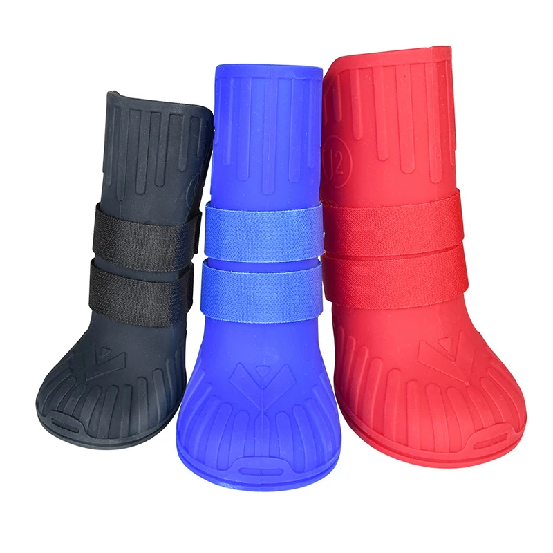 4pcs Natural Rubber Large Big Dog Rain Snow Shoes Waterproof Anti-Slip Soft Breathable Dog Shoes Golden Retrievers Pet Shoes 
4pcs Natural Rubber Large Big Dog Rain Snow Shoes Waterproof Anti-Slip Soft Breathable Dog Shoes Golden Retrievers Pet Shoes