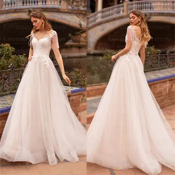 Beaded V Neckline Beach Wedding Dresses 2021 Bridal Gown Vestidos De Novia A Line Appliques Sleeveless Bride Dresses Button
Beaded V Neckline Beach Wedding Dresses 2021 Bridal Gown Vestidos De Novia A Line Appliques Sleeveless Bride Dresses Button
