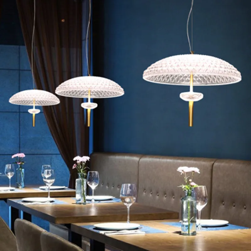 Modern restaurant LED pendant lights bar glass umbrella lighting Nordic living room decoration hanging lamp corridor lights
Modern restaurant LED pendant lights bar glass umbrella lighting Nordic living room decoration hanging lamp corridor lights