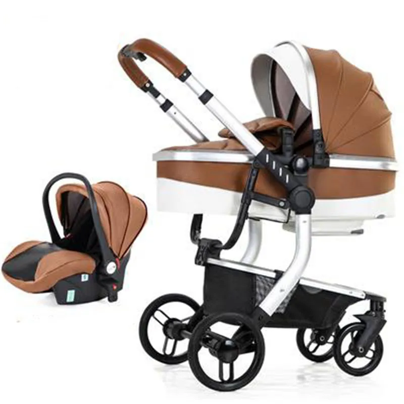 High landscape 0-3 years old baby stroller can sit and lying two-way four-wheel shock absorber folding newborn baby stroller
High landscape 0-3 years old baby stroller can sit and lying two-way four-wheel shock absorber folding newborn baby stroller