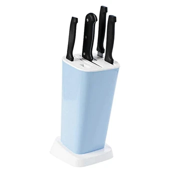 Home Tableware Knife Block 7 Different Slot Multifunction Plastic Knife Stand Holder For Knives Kitchen Accessories Blue
Home Tableware Knife Block 7 Different Slot Multifunction Plastic Knife Stand Holder For Knives Kitchen Accessories Blue