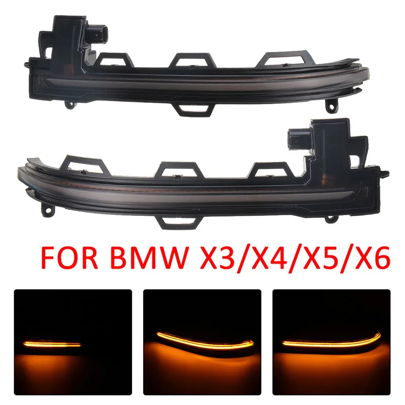 2Pcs Car Dynamic Turn Side Wing Rearview Mirror LED Blinker Indicator Signal Light For BMW X3 F25 LCI 2014-2017X4F26 X5F15 X6F16
2Pcs Car Dynamic Turn Side Wing Rearview Mirror LED Blinker Indicator Signal Light For BMW X3 F25 LCI 2014-2017X4F26 X5F15 X6F16