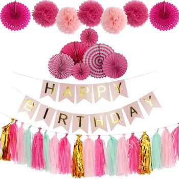 15pcs/set Hanging Paper Fan Pompoms With Tassels For Birthday Baby Shower Party Decoration Paper Crafts
15pcs/set Hanging Paper Fan Pompoms With Tassels For Birthday Baby Shower Party Decoration Paper Crafts