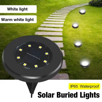 4pcs 8LED Solar Buried Lights Waterproof Intelligent Light Control Underground Lamp for Courtyard Lawn Garden Lighting Decor
4pcs 8LED Solar Buried Lights Waterproof Intelligent Light Control Underground Lamp for Courtyard Lawn Garden Lighting Decor