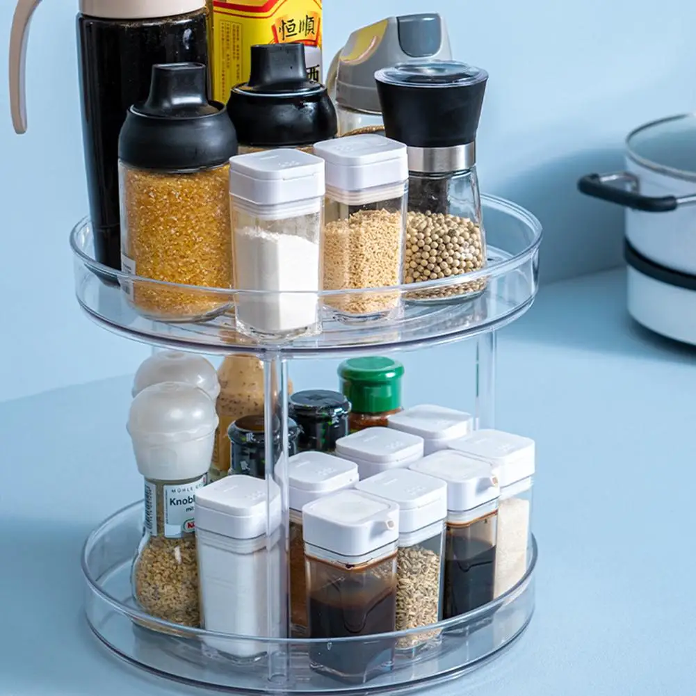Turntable Storage Bin Practical Plastic Storage Box of Tea Sweeteners and More Turntable Spice Rack for the Kitchen Cupboard
Turntable Storage Bin Practical Plastic Storage Box of Tea Sweeteners and More Turntable Spice Rack for the Kitchen Cupboard