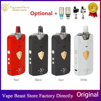 Original THC Tauren X POD System Kit with1000mAh Built-in Battery 2ml Pod Cartridge Vape Kit & 25W Mod E-cigarette VS VINCI Kit
Original THC Tauren X POD System Kit with1000mAh Built-in Battery 2ml Pod Cartridge Vape Kit & 25W Mod E-cigarette VS VINCI Kit