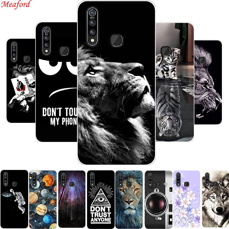 Флип чехол для VIVO Z5x Z1 Pro Y19 Y17 Y15 Y12 силиконовая Мягкая задняя крышка из ТПУ