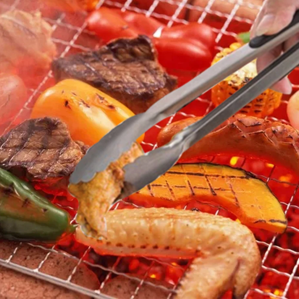 Multifunction Kitchen Tools Stainless Steel Anti-Scalding Bread Food Clip Barbecue Tongs BBQ Grilling Tools Grill Accessories.
Multifunction Kitchen Tools Stainless Steel Anti-Scalding Bread Food Clip Barbecue Tongs BBQ Grilling Tools Grill Accessories.