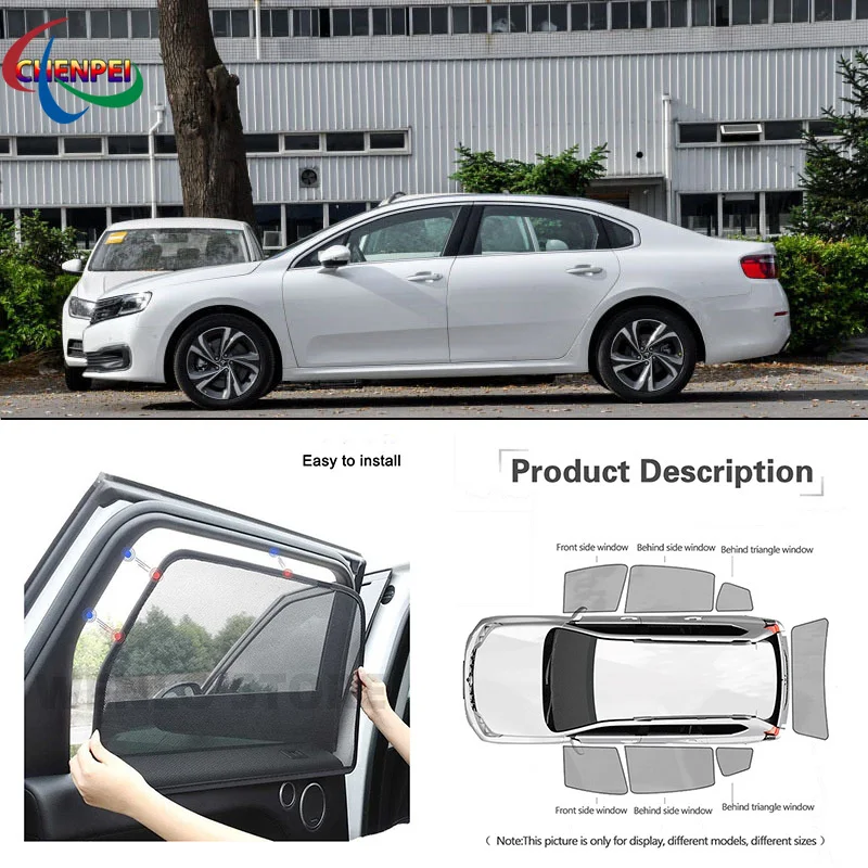 For Citroen C6 2017 Car Full Side Windows Magnetic Sun Shade UV Protection Ray Blocking Mesh Visor Car Decoration Accessories
For Citroen C6 2017 Car Full Side Windows Magnetic Sun Shade UV Protection Ray Blocking Mesh Visor Car Decoration Accessories