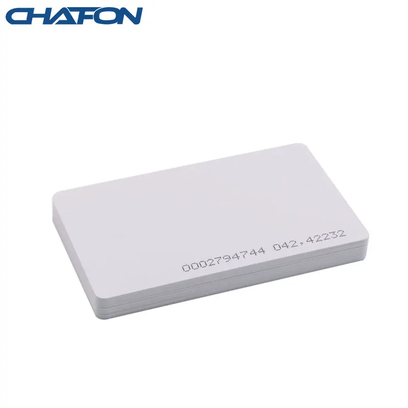Chafon 100 шт. rfid TK4100 карта 125 кГц идентификационная смарт доступа с номером UID серии