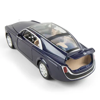 (Boxed) 1:24 simulation Rolls-Royce Huiying with sound and light to open the door toy alloy car model ornaments
(Boxed) 1:24 simulation Rolls-Royce Huiying with sound and light to open the door toy alloy car model ornaments