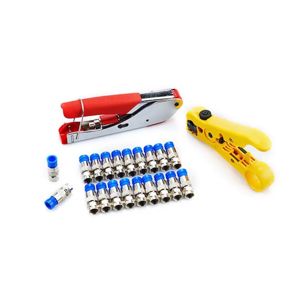 Rg59/Rg6 Coaxial Cable Cable Cable Clamp Wire Stripper Set Professional Portable Beautiful Practical Pliers Blue Sale 
Rg59/Rg6 Coaxial Cable Cable Cable Clamp Wire Stripper Set Professional Portable Beautiful Practical Pliers Blue Sale