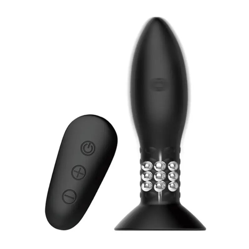 12 Vibration Modes Butt Plug Stimulation 4 Frequency Rotating Beads Massager Toy
12 Vibration Modes Butt Plug Stimulation 4 Frequency Rotating Beads Massager Toy