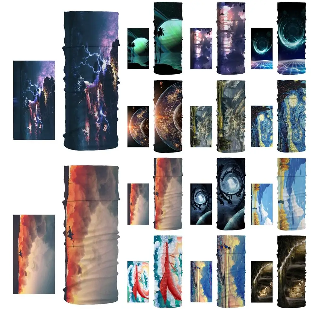 Science Fiction Landscape Pattern Bandana Scarf Head/Face/Mask/Neck Dual-use Magic Tube HeadScarf Cycling Outdoor Sport Headwear
Science Fiction Landscape Pattern Bandana Scarf Head/Face/Mask/Neck Dual-use Magic Tube HeadScarf Cycling Outdoor Sport Headwear