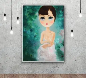 Famous artist Li li artworks by hand made on canvas oil painting modern are for home decoration 
Famous artist Li li artworks by hand made on canvas oil painting modern are for home decoration