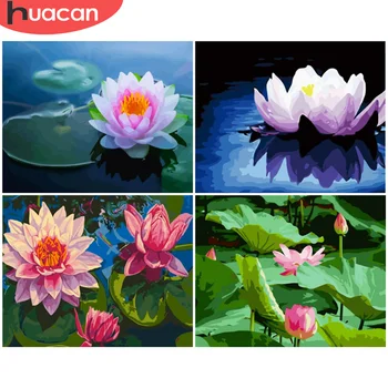 HUACAN DIY Oil Painting By Number Lotus Kits Pictures By Numbers Drawing On Canvas HandPainted Flower Painting Art Home Decor
HUACAN DIY Oil Painting By Number Lotus Kits Pictures By Numbers Drawing On Canvas HandPainted Flower Painting Art Home Decor