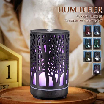 Mini Intelligent Humidifier Household Aroma-Diffuser Wood Grain Purification Aromatherapy Humidification 7 Color LED Night Light
Mini Intelligent Humidifier Household Aroma-Diffuser Wood Grain Purification Aromatherapy Humidification 7 Color LED Night Light