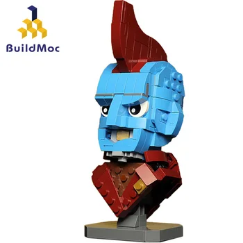 

Buildmoc Galaxy Guardians Star Lord Tree Man Gamora Rocket Raccoon Nebula Korg Drax Endgame Building Block Toy Children