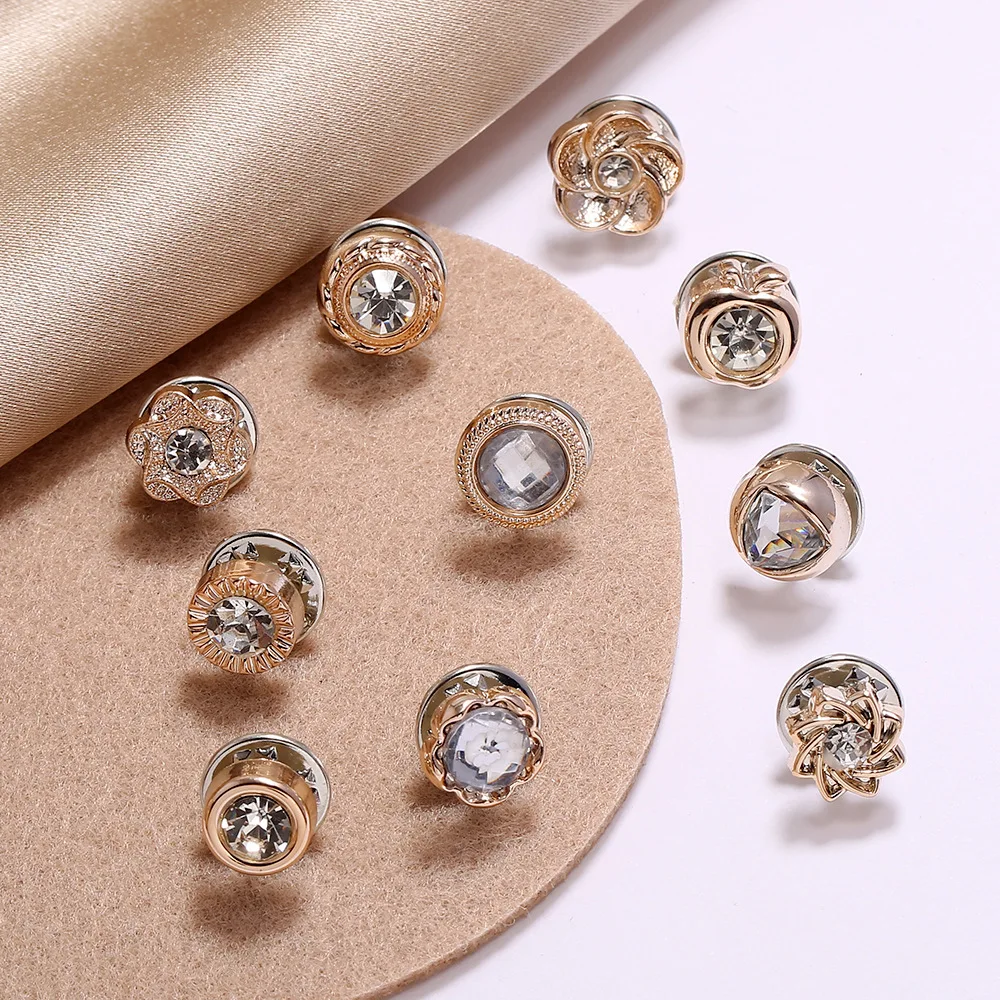 10Pcs Women Brooch Button Pearl Rhinestone Prevent Exposure Shirt Snap Buttons Brooch Pins Badge Cufflinks Button Clothes Decor 7 Mallzona H71eb9bc0a87d41fa8245bf389d3693b2b 10Pcs Women Brooch Button Pearl Rhinestone Prevent Exposure Shirt Snap Buttons Brooch Pins Badge Cufflinks Button Clothes Decor Mallzona