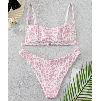 Misswim Sexy snake print bikini set Bandeau backless swimsuit women 2 pieces High cut swimwear female Bathing suit Biquini New
Misswim Sexy snake print bikini set Bandeau backless swimsuit women 2 pieces High cut swimwear female Bathing suit Biquini New