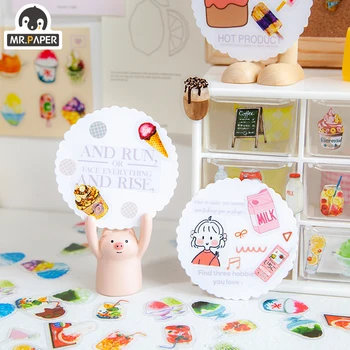 Mr.paper 45Pcs/box JSummer tea party Original Deco Sticker Wove Paper Fruit Ice Cream Drink Album Journal Stickers Easy to Tear 
Mr.paper 45Pcs/box JSummer tea party Original Deco Sticker Wove Paper Fruit Ice Cream Drink Album Journal Stickers Easy to Tear