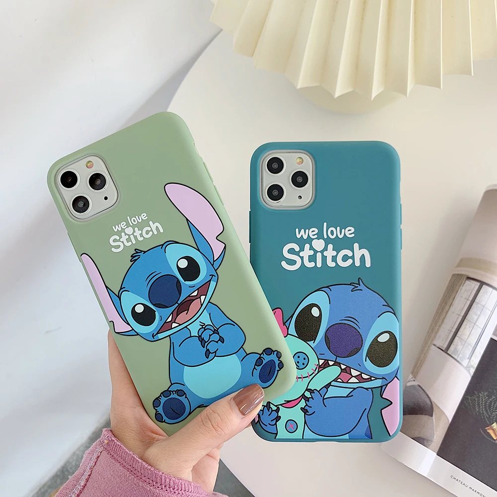 Cartoon Stitch soft case for iphone 11 Pro max X XS XR 8 7 6 6S plus matte phone cover candy Animation Couples coque fundas case
Cartoon Stitch soft case for iphone 11 Pro max X XS XR 8 7 6 6S plus matte phone cover candy Animation Couples coque fundas case