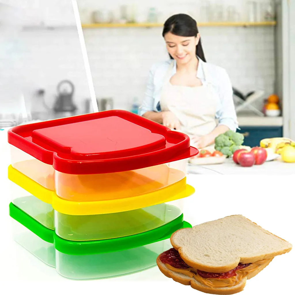 Eco-Friendly Durable Plastic Sandwich Box-Reusable Sandwich Containers with Lids Bento Lunch Box Dinnerware
Eco-Friendly Durable Plastic Sandwich Box-Reusable Sandwich Containers with Lids Bento Lunch Box Dinnerware