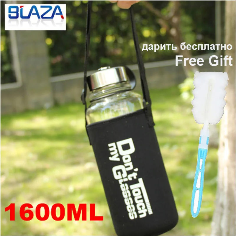 700ML/1000ML/1300/1600ML Big Capacity Sports Tour Glass Water Bottle With Tea Infuser Portable Shaker Glass Bottle Travel Bottle
700ML/1000ML/1300/1600ML Big Capacity Sports Tour Glass Water Bottle With Tea Infuser Portable Shaker Glass Bottle Travel Bottle
