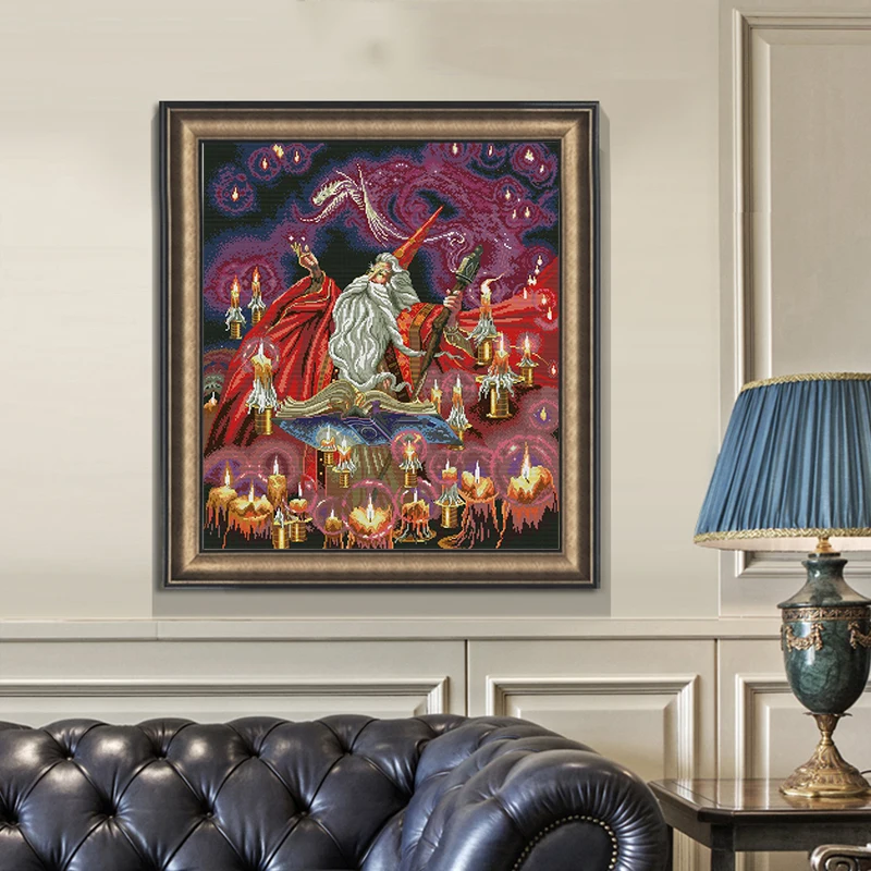 Interesting magician Cross Stitch Kits Embroidery Needlework Set 11CT 14CT Chinese DIY Cross Stitch Pattern for Home Decor gift
Interesting magician Cross Stitch Kits Embroidery Needlework Set 11CT 14CT Chinese DIY Cross Stitch Pattern for Home Decor gift