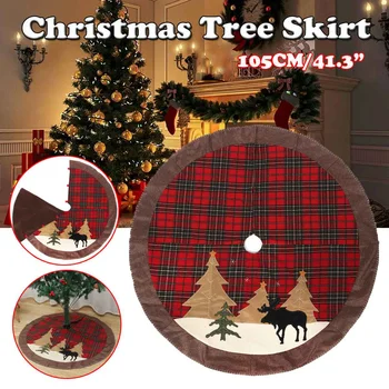 Christmas tree skirt Carpet Non woven fabric Skirt Christmas tree decoration for Home Mat Pad kerstboom tapijt Xmas Decorations 
Christmas tree skirt Carpet Non woven fabric Skirt Christmas tree decoration for Home Mat Pad kerstboom tapijt Xmas Decorations