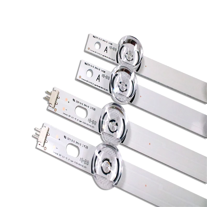 100% NEW 8 PCS(4*A,4*B) LED strips substituted new for LG INNOTEK DRT 3.0 42"-A/B Type 6916L 1709B 1710B 1957E 1956E 6916L-1956A
100% NEW 8 PCS(4*A,4*B) LED strips substituted new for LG INNOTEK DRT 3.0 42"-A/B Type 6916L 1709B 1710B 1957E 1956E 6916L-1956A
