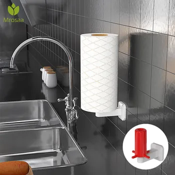 Mrosaa Kitchen Roll Paper Accessory Wall Mount Adhesive No Drilling Toilet Paper Holder Plastic Bathroom Tissue Storage Rack
Mrosaa Kitchen Roll Paper Accessory Wall Mount Adhesive No Drilling Toilet Paper Holder Plastic Bathroom Tissue Storage Rack