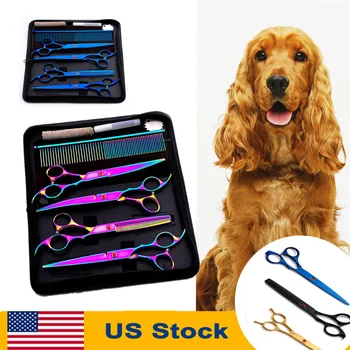 Pet Dog Grooming Scissor 5pcs 1 Set Stainless Steel Safety Round Cat Scissors Animal Kitten Hair Cutting Thinning Shears Tools
Pet Dog Grooming Scissor 5pcs 1 Set Stainless Steel Safety Round Cat Scissors Animal Kitten Hair Cutting Thinning Shears Tools