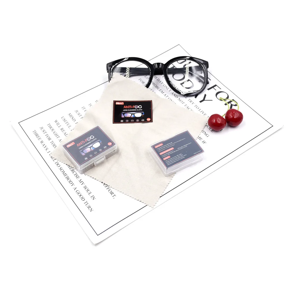 6Pcs Glasses Anti-fog Cloth Box packaging Tech Nano Microfiber Cloth Fabric Lens Cloth For Phone Screen Computer Mirror Clearing
6Pcs Glasses Anti-fog Cloth Box packaging Tech Nano Microfiber Cloth Fabric Lens Cloth For Phone Screen Computer Mirror Clearing