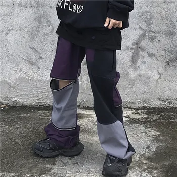Lychee Girls Zipper Pockets Patchwork Women Jogger Pants Spring Autumn Lady Bottoms Elastic Waist Straight Leg Female Trousers
Lychee Girls Zipper Pockets Patchwork Women Jogger Pants Spring Autumn Lady Bottoms Elastic Waist Straight Leg Female Trousers