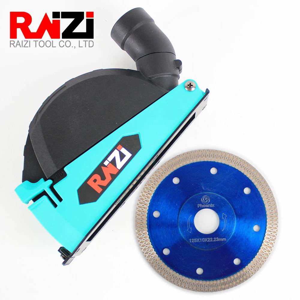 Raizi 5 Inch/125 mm Angle Grinder Cutting Dust Shroud Dust Cover Dust Collector With 125 mm Tile Diamond Saw Blade
Raizi 5 Inch/125 mm Angle Grinder Cutting Dust Shroud Dust Cover Dust Collector With 125 mm Tile Diamond Saw Blade