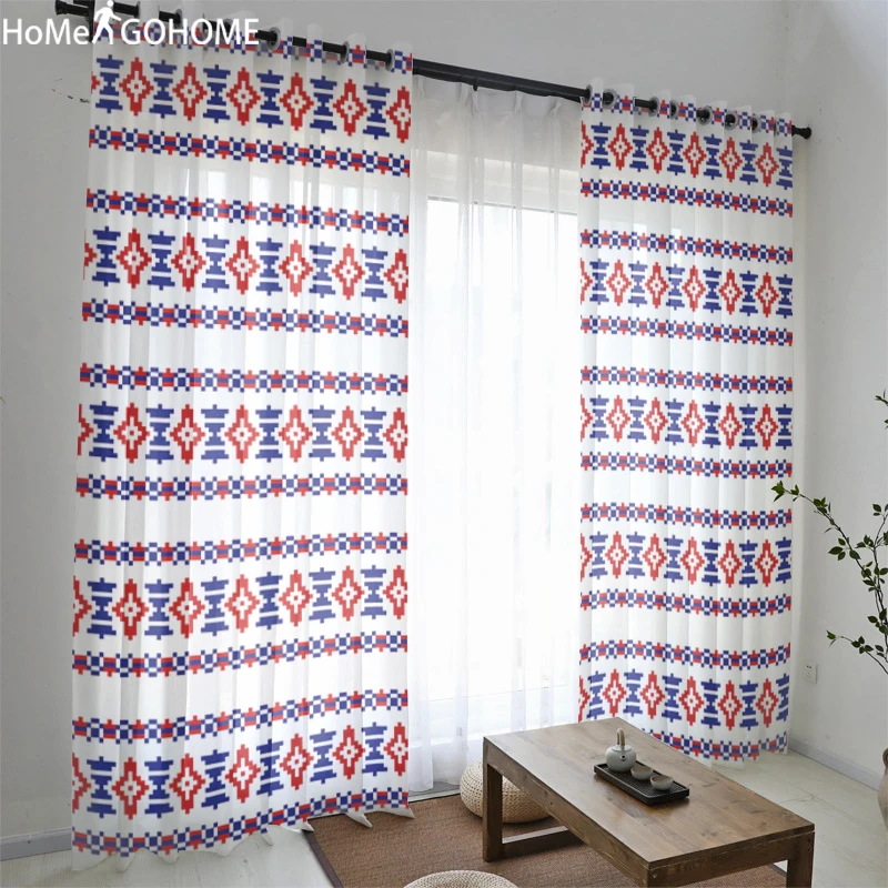 Double Room Tulle Curtains Boho Ethnic Tribe Sheer Curtains Nordic Geometric Decoration Tulle Curtains Window Curtain Gordijnen
Double Room Tulle Curtains Boho Ethnic Tribe Sheer Curtains Nordic Geometric Decoration Tulle Curtains Window Curtain Gordijnen
