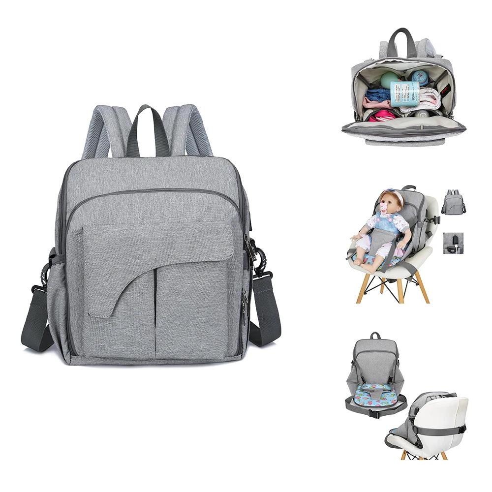 Multi-functional mom backpack diaper bags portable changing baby chair function bag handbag maternity bag nappy travel pack
Multi-functional mom backpack diaper bags portable changing baby chair function bag handbag maternity bag nappy travel pack