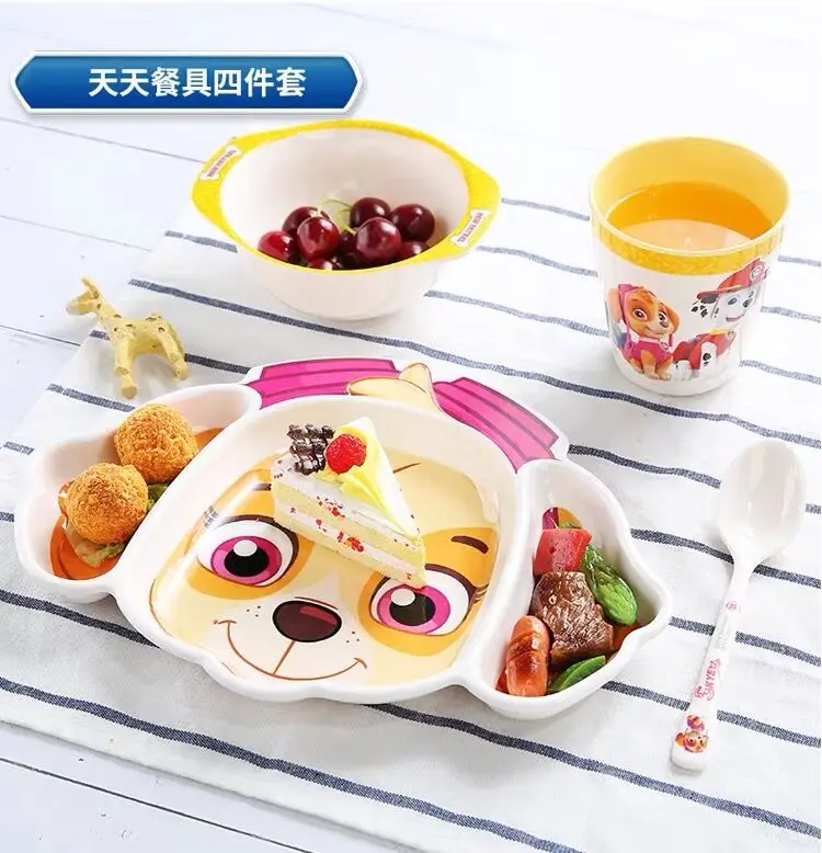 New paw patrol Cute Melamine Children's Small spoon plate Kids Headgear Chapeau Puppy Print Party Kids Birthday Children's Gift 
New paw patrol Cute Melamine Children's Small spoon plate Kids Headgear Chapeau Puppy Print Party Kids Birthday Children's Gift