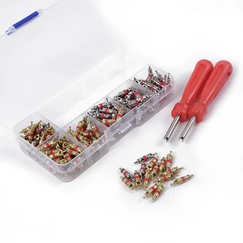 180pcs Car A/C Air Conditioning Valve Cores R134a With Remover Tool O-Ring Adapter Repair Set Air Conditioning Accessory
180pcs Car A/C Air Conditioning Valve Cores R134a With Remover Tool O-Ring Adapter Repair Set Air Conditioning Accessory