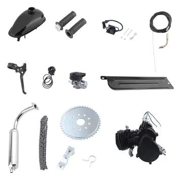 80cc 2-Stroke Engine Motor Kit for Motorized Bicycle Bike Gas Powered Black DIY Motorized Bicycle Replacement
80cc 2-Stroke Engine Motor Kit for Motorized Bicycle Bike Gas Powered Black DIY Motorized Bicycle Replacement