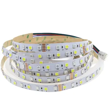 

LED Light Strip Super Bright RGBW RGB White Flexible 5M 360 LEDs one reel 5050 SMD Ribbon Lamps 24V Non-waterproof Tape JK408