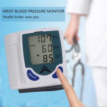 Blood Pressure Monitor Upper Arm Wrist Large Cuff Automatic Digital Blood Pressure Gauge with Memory
Blood Pressure Monitor Upper Arm Wrist Large Cuff Automatic Digital Blood Pressure Gauge with Memory