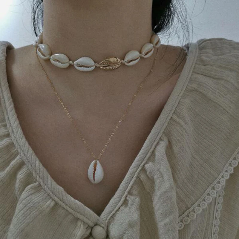 docona Bohemian Sea Shell Choker Pendant Necklace Women Gold Color Multi-layer Chain Necklaces Jewelry Collares2356
docona Bohemian Sea Shell Choker Pendant Necklace Women Gold Color Multi-layer Chain Necklaces Jewelry Collares2356