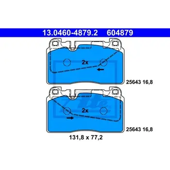 Disc pads front Audi Q5 2.0TFSI/3.0TFSI/2.0TDI/3.0TDI 
Disc pads front Audi Q5 2.0TFSI/3.0TFSI/2.0TDI/3.0TDI